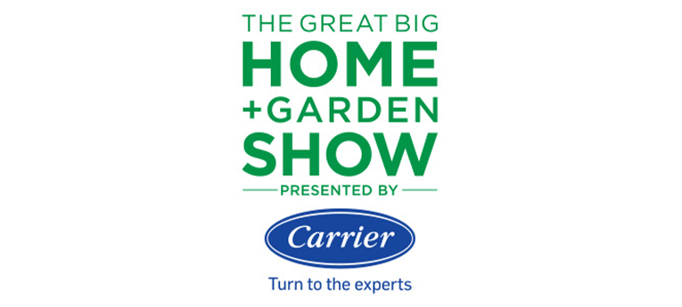 %Title% | Sal'S Heating &Amp; Cooling, Plumbing &Amp; Sewer Logo for The Great Big Home + Garden Show presented by Carrier, featuring the Carrier logo and the tagline "Turn to the experts.